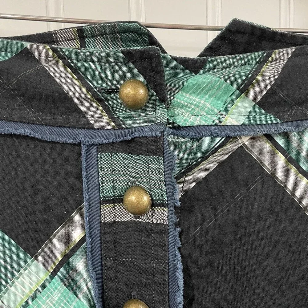FEI Anthropologie Skirt Womens 8 A‎ Line Plaid Bohemian Boho Cute Mall Goth Y2K